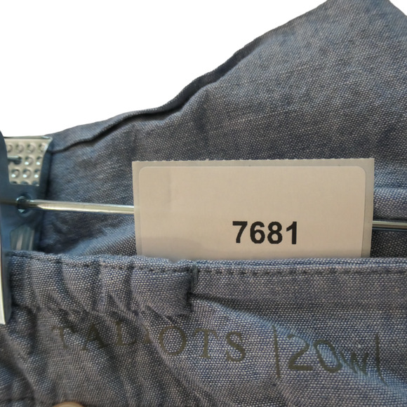 Talbots The Perfect Short Bermuda Shorts Womens 20W Blue Pockets Relaxed - Picture 9 of 9